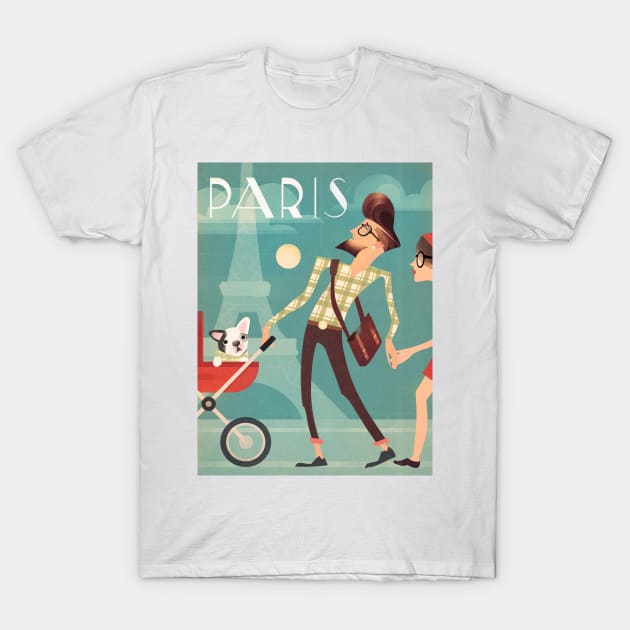 Paris T-Shirt by WickIllustration